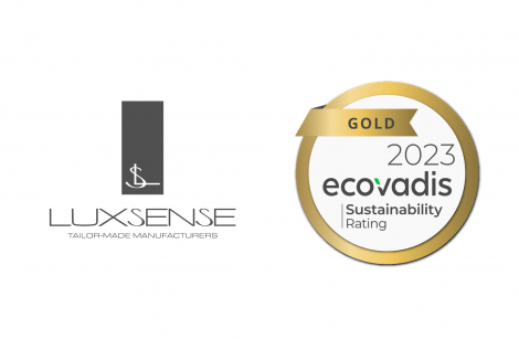 JUNE 2023 - LUXSENSE WINS ECOVADIS GOLD MEDAL 